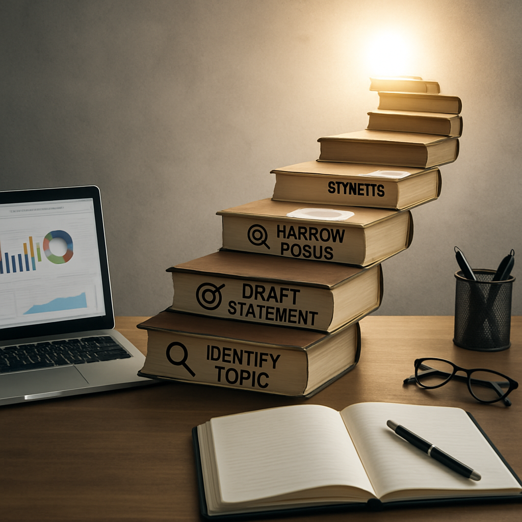 thesis statement — How to Write a Thesis Statement Step by Step