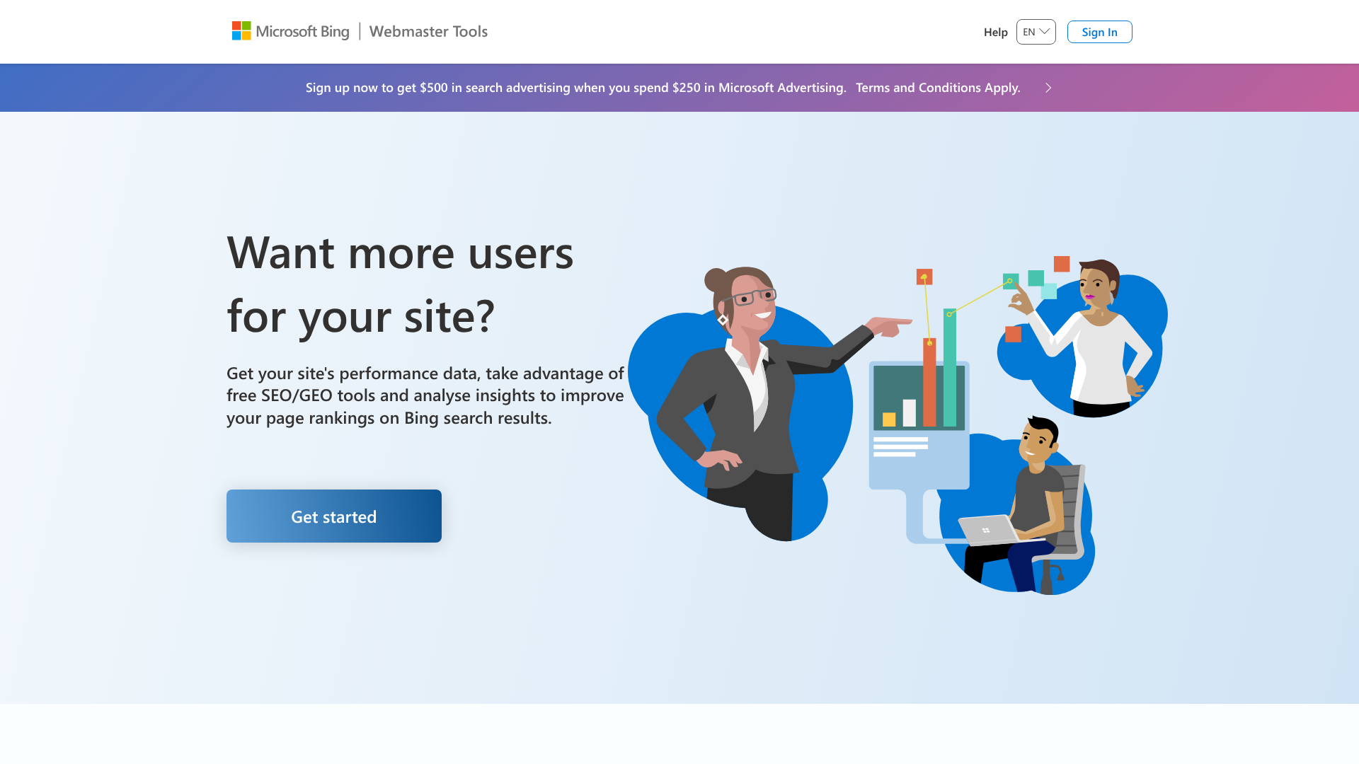 Screenshot of bing.com